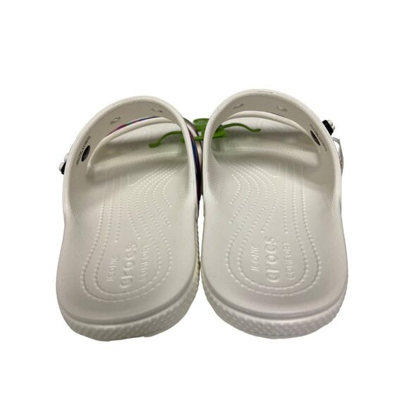 NEW! Crocs Classic Solarized Sandal Tie Dye White Women's 10 Men's 8 - Picture 6 of 8